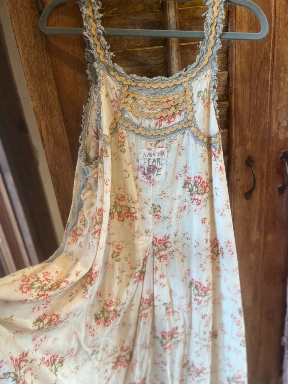 Magnolia Pearl Clementine Slip Dress with applique and Ric Rac Trim - Picture 7 of 9